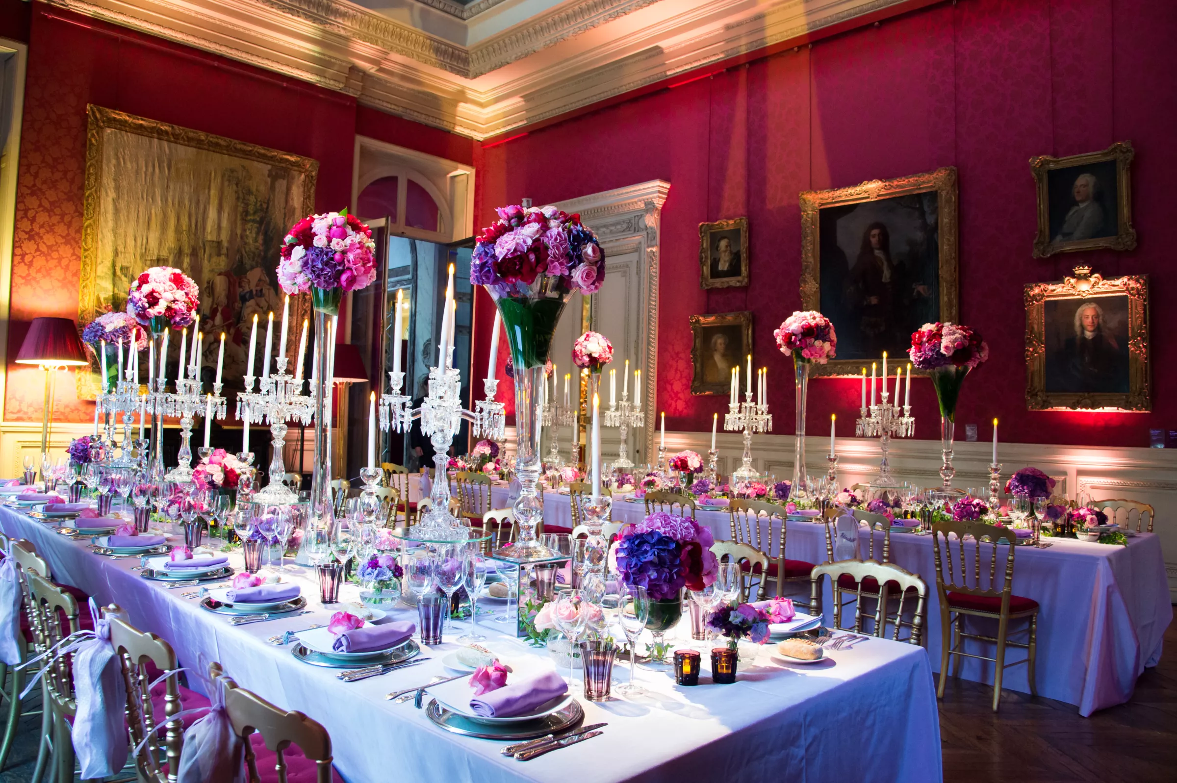 dîner fond rose jacquemart